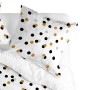 Fodera per cuscino HappyFriday Blanc Golden Dots Multicolore 60 x 60 cm