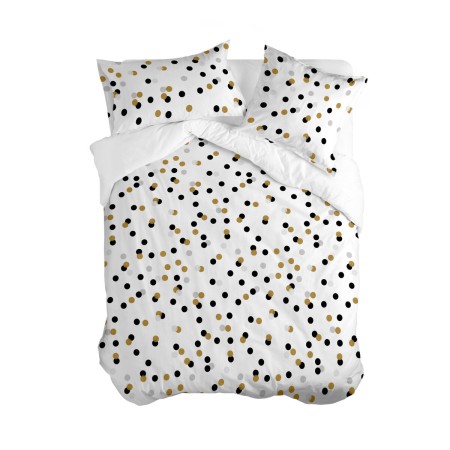 Copripiumino HappyFriday Blanc Golden dots Multicolore 140 x 200 cm