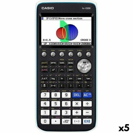 Calcolatrice grafica Casio FX-CG50 18,6 x 8,9 x 18,85 cm Nero (5 Unità)