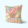 Fodera per cuscino HappyFriday Aware Good vibes Multicolore 50 x 50 cm 2 Pezzi