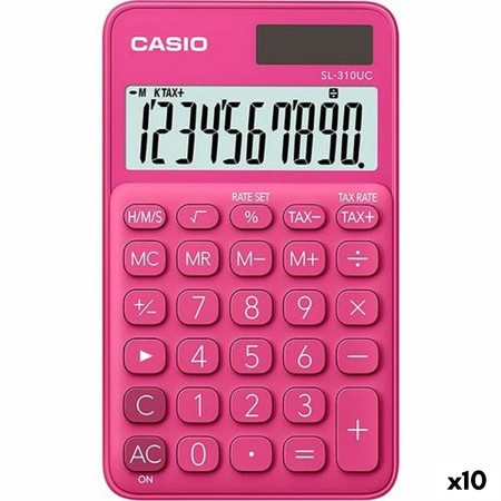 Calcolatrice Casio SL-310UC Fucsia (10 Unità)