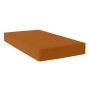 Lenzuolo con angoli HappyFriday BASIC Terracotta 90 x 200 x 32 cm