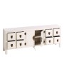 Mobile TV ORIENTE 130 x 24 x 50,5 cm Legno Bianco