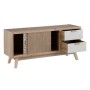 Mobile TV KENSY 120 x 34 x 54,5 cm Naturale Legno Bianco