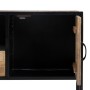 Mobile TV MARA Naturale Nero Legno Ferro 150 x 40 x 55 cm