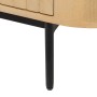 Mobile TV MONTMARTRE 140 x 40 x 48 cm Naturale Nero Legno Ferro