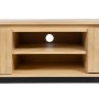 Mobile TV MONTMARTRE 140 x 40 x 48 cm Naturale Nero Legno Ferro