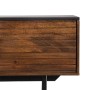 Mobile TV ABNER Marrone Nero Ferro Legno di mango 140 x 40 x 50 cm