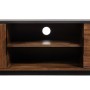 Mobile TV ABNER Marrone Nero Ferro Legno di mango 140 x 40 x 50 cm