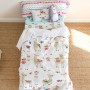 Set di copripiumino HappyFriday Moshi Moshi Cute Llamas Multicolore 2 Pezzi