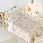 Set di copripiumino HappyFriday Mini Animals Multicolore Culla Neonato 2 Pezzi