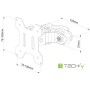 Supporto TV Techly ICALCD100BK 30" 10 kg