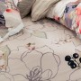 Lenzuolo con angoli HappyFriday White peonies Multicolore 105 x 200 x 32 cm