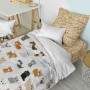 Set di copripiumino HappyFriday Mr Fox Cats Multicolore Singolo 2 Pezzi