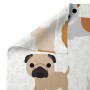 Set di Lenzuola HappyFriday Mr Fox Dogs Multicolore Culla Neonato 2 Pezzi