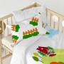 Set di copripiumino HappyFriday Mr Fox Piggys Multicolore Culla Neonato 2 Pezzi