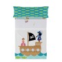 Set di Lenzuola HappyFriday Mr Fox Flying Boy Multicolore 2 Pezzi