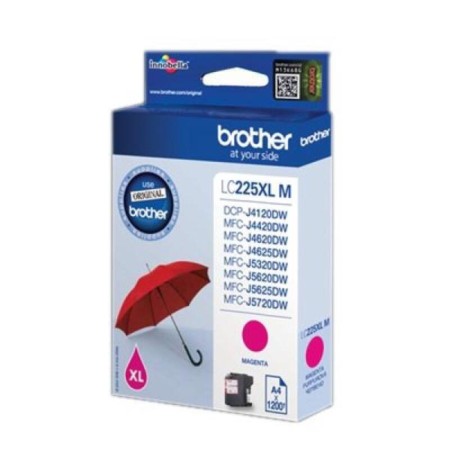 Cartuccia d'inchiostro compatibile Brother LC225XLMBP Magenta