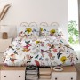 Lenzuolo Superiore HappyFriday Birds of paradise Multicolore 160 x 270 cm