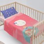 Set di Lenzuola HappyFriday Happynois Moon Dream Multicolore Culla Neonato 2 Pezzi