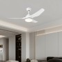 Ventilatore da Soffitto con Luce Romimex Bianco