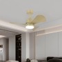 Ventilatore da Soffitto con Luce Romimex Bianco Naturale