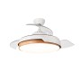 Ventilatore da Soffitto con Luce Romimex Bianco Naturale