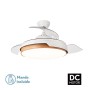 Ventilatore da Soffitto con Luce Romimex Bianco Naturale