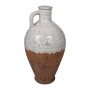 Vaso Romimex Bianco Terracotta Rustico 20 x 38 x 20 cm Con maniglia