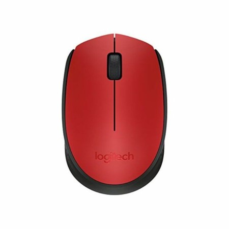 Mouse senza Fili Logitech M171 1000 dpi Nero Rosso