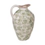 Vaso Romimex Verde Beige Porcellana 27 x 16 x 15 cm Con maniglia