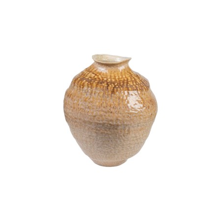 Vaso Romimex Beige Senape Porcellana 31 x 39 x 34 cm