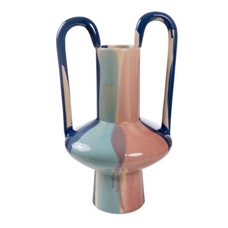 Vaso Romimex Multicolore Ceramica 25 x 42 x 23 cm Con manici