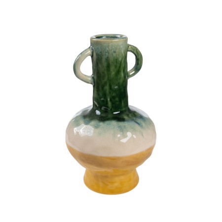 Vaso Romimex Multicolore Ceramica 18 x 29 x 18 cm Con manici