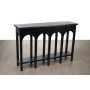 Console Romimex Nero Legno di paulownia Legno MDF 120 x 81 x 40 cm