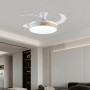 Ventilatore da Soffitto con Luce Romimex Bianco Naturale