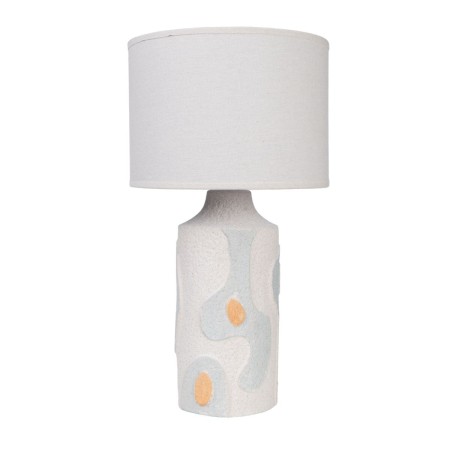 Lampada da tavolo Romimex Beige Celeste Ceramica 25 x 46 x 25 cm