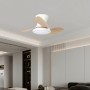 Ventilatore da Soffitto con Luce Romimex Bianco Naturale