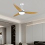 Ventilatore da Soffitto con Luce Romimex Bianco Naturale