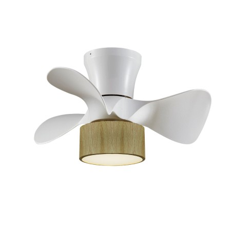 Ventilatore da Soffitto con Luce Romimex Bianco Naturale