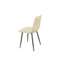 Sedia Romimex Beige Velluto Metallo 45 x 89 x 55 cm