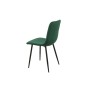 Sedia Romimex Verde Velluto Metallo 45 x 89 x 55 cm