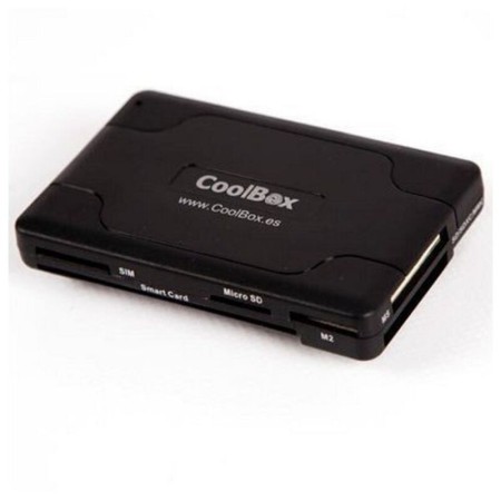 Lettore di Schede Intelligenti CoolBox CRE-065 USB 2.0 Nero