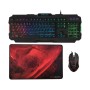 Tastiera e Mouse Gaming Mars Gaming MCP118 Nero Qwerty in Spagnolo