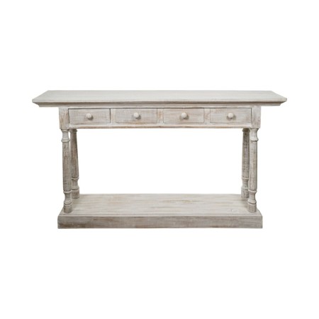 Console Romimex Bianco Legno di mango Legno MDF 30 x 81 x 152 cm