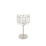 Lampada da tavolo Romimex Argentato Metallo Vetro 13 x 26 x 13 cm E14