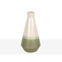 Vaso Romimex Verde Crema Ceramica 14 x 28 x 14 cm