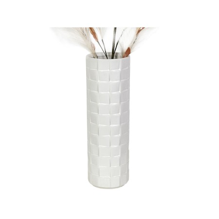 Vaso Romimex Bianco Ceramica 13 x 40 x 13 cm