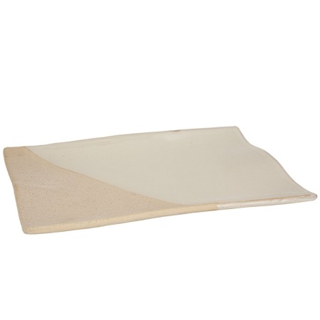 Centrotavola Romimex Bianco Beige 32 x 5 x 24 cm Rettangolare