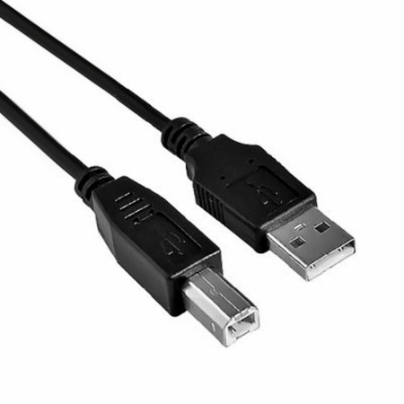 Cavo USB A con USB B NANOCABLE 10.01.0104-BK 3 m Nero